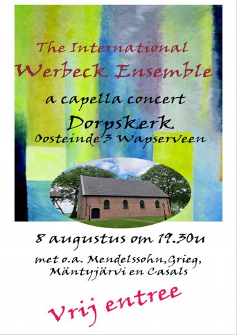 Primeur - Het Internationaal Werbeck Ensemble komt naar Drente!